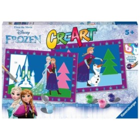 CreArt pictura pe numere pentru copii 2 sabloane Disney Frozen